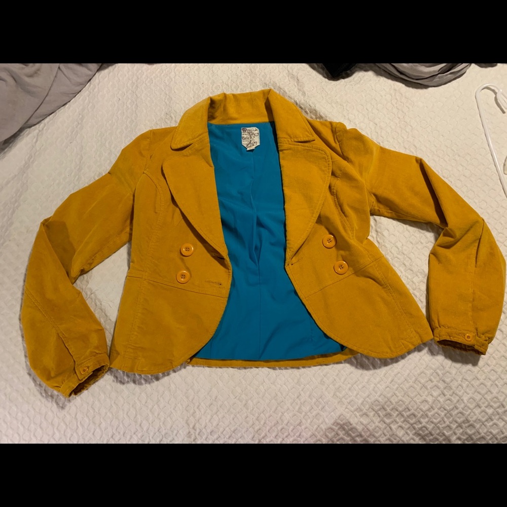 Yellow coat!